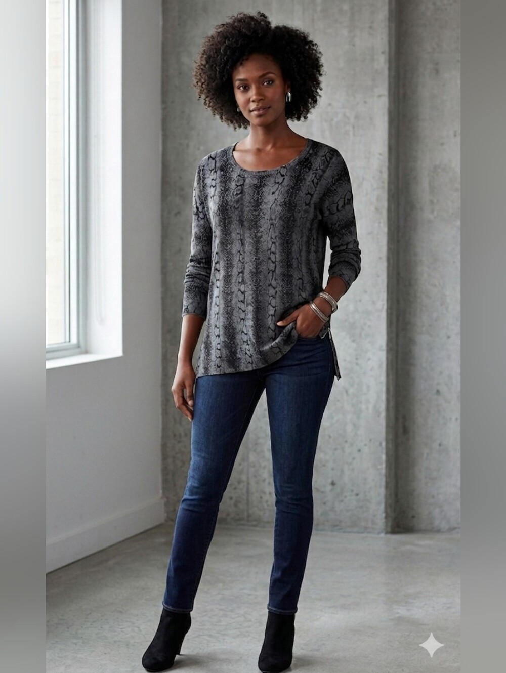 Calvin Klein Snake Print Sweater